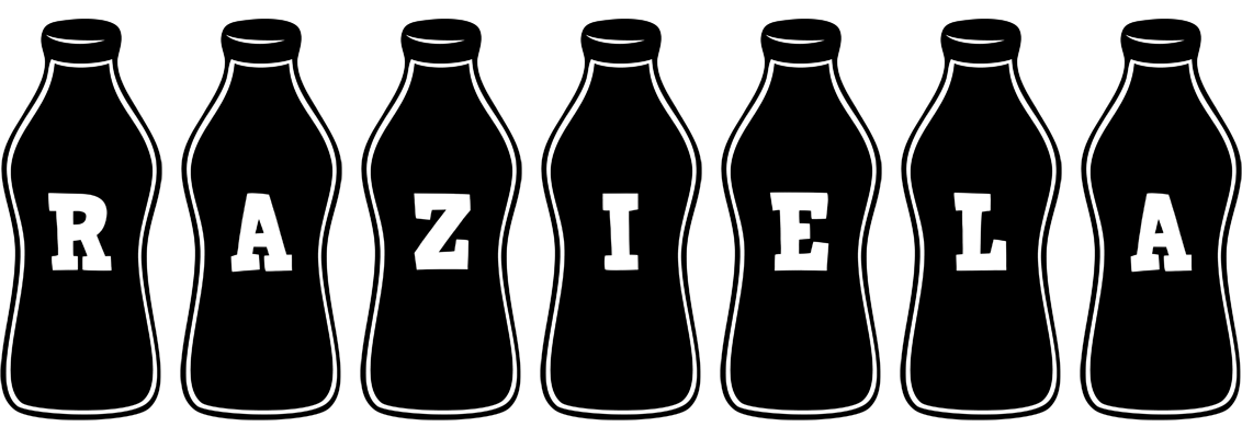 Raziela bottle logo