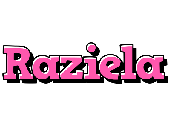 Raziela girlish logo