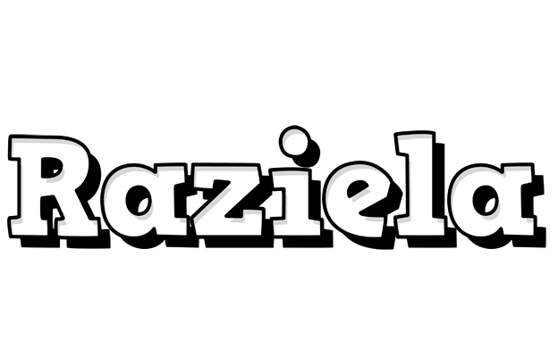 Raziela snowing logo
