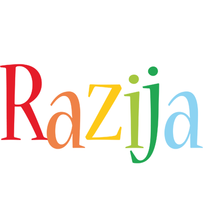 Razija birthday logo
