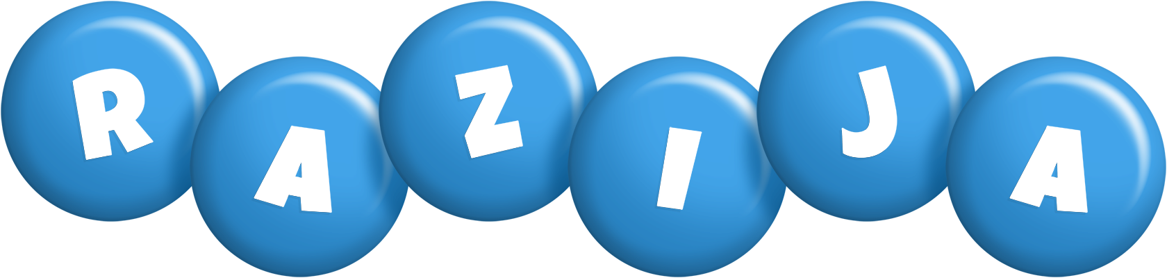 Razija candy-blue logo