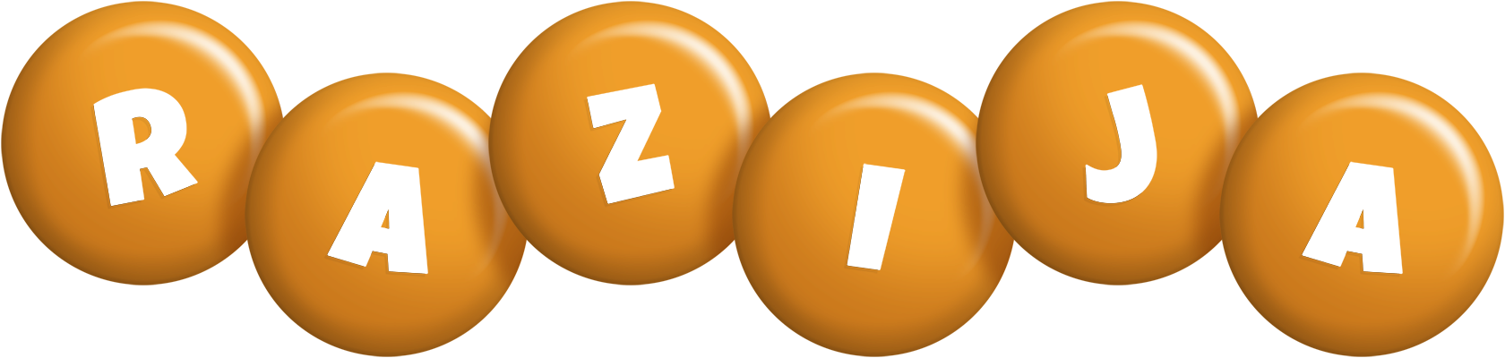 Razija candy-orange logo