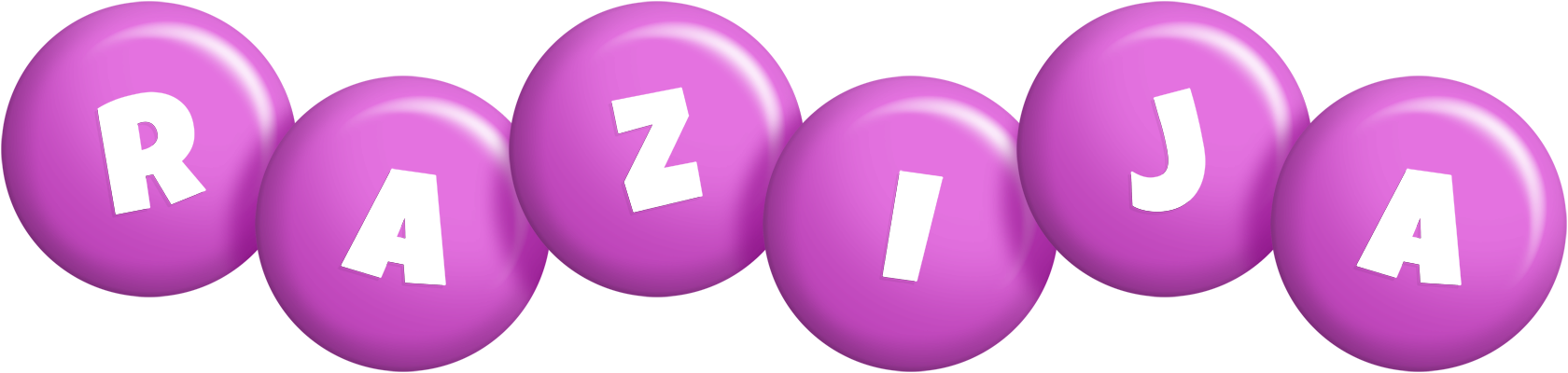Razija candy-purple logo