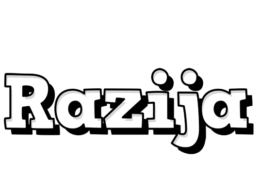 Razija snowing logo