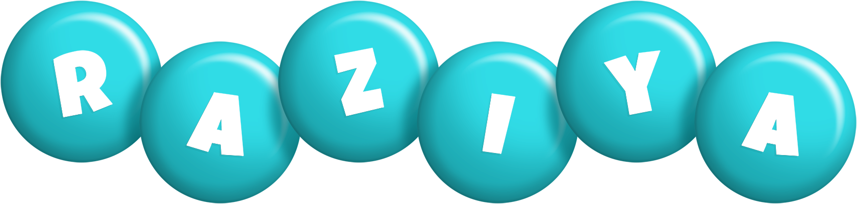 Raziya candy-azur logo