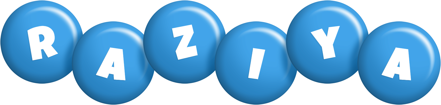 Raziya candy-blue logo