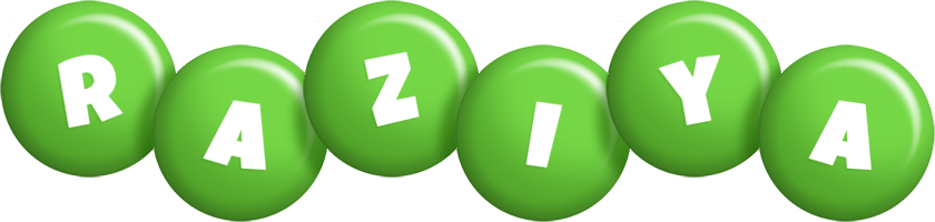 Raziya candy-green logo