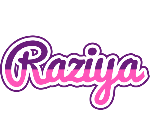 Raziya cheerful logo