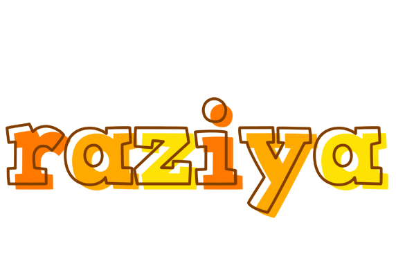 Raziya desert logo