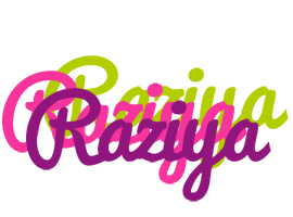 Raziya flowers logo