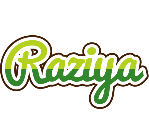 Raziya golfing logo