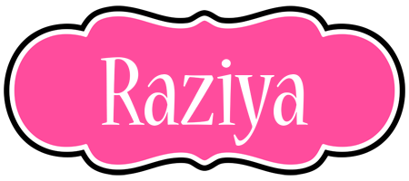 Raziya invitation logo