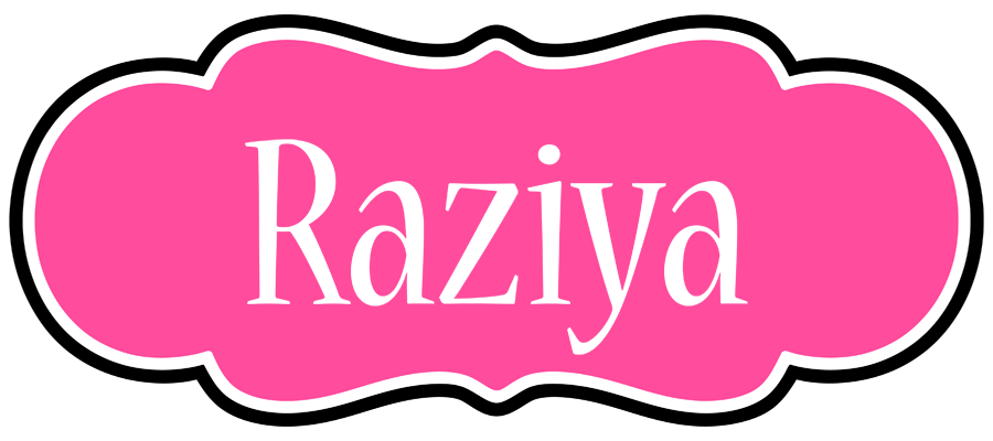 Raziya invitation logo