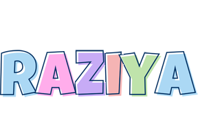 Raziya pastel logo