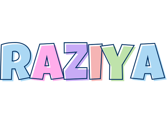 Raziya pastel logo