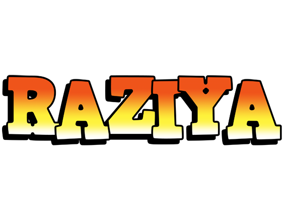 Raziya sunset logo