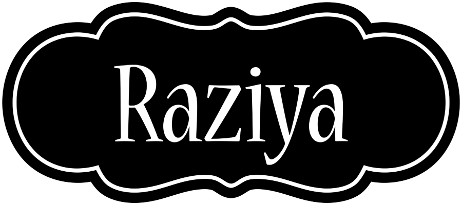 Raziya welcome logo