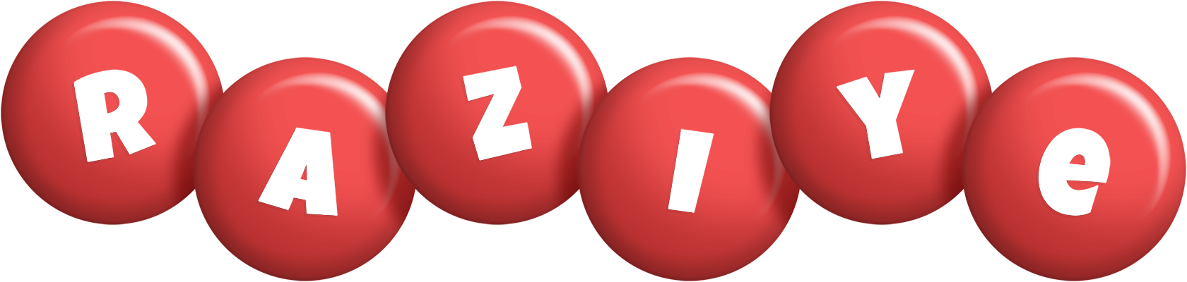 Raziye candy-red logo