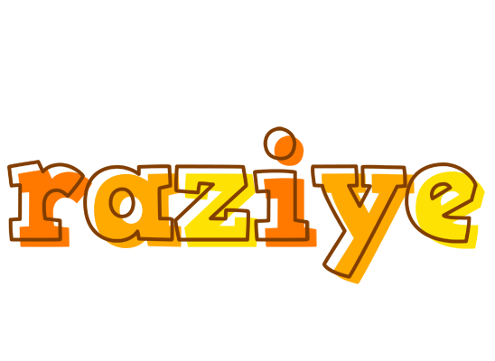 Raziye desert logo