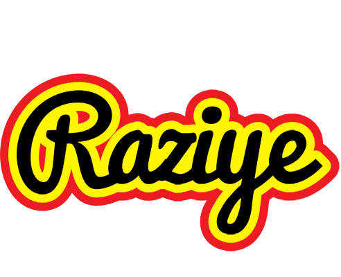 Raziye flaming logo