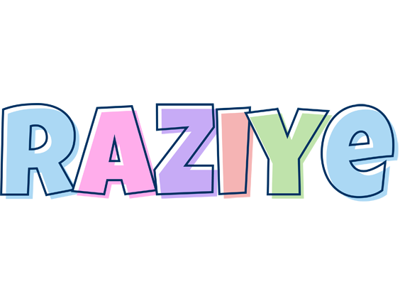 Raziye pastel logo