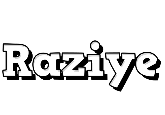 Raziye snowing logo
