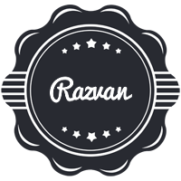 Razvan badge logo