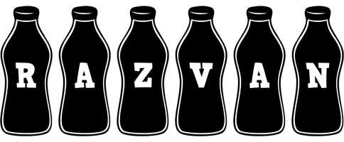 Razvan bottle logo