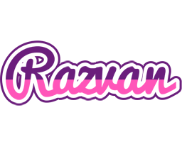Razvan cheerful logo