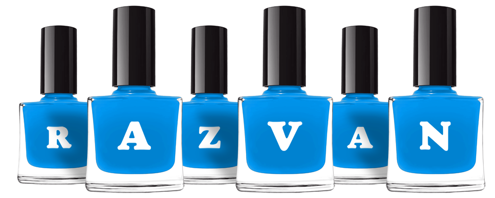Razvan glossy logo