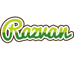Razvan golfing logo