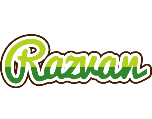 Razvan golfing logo