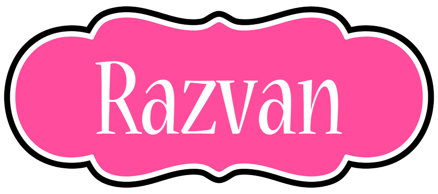 Razvan invitation logo