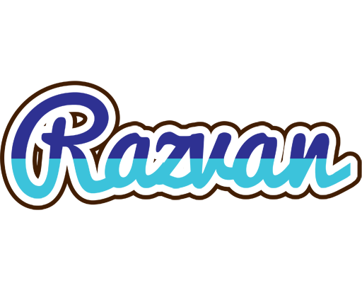Razvan raining logo