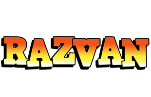 Razvan sunset logo