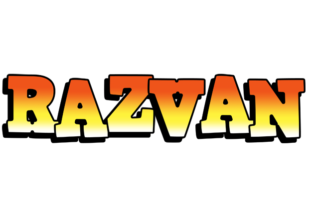 Razvan sunset logo