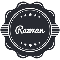 Razwan badge logo