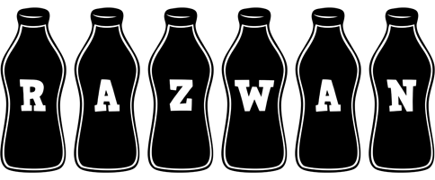 Razwan bottle logo