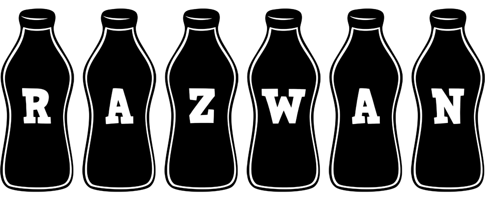 Razwan bottle logo