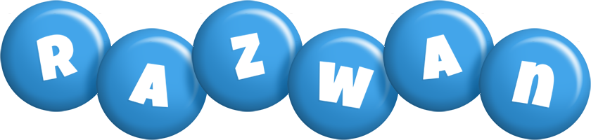 Razwan candy-blue logo