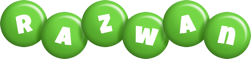 Razwan candy-green logo