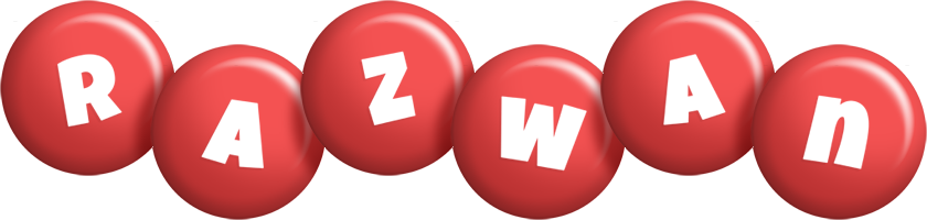 Razwan candy-red logo