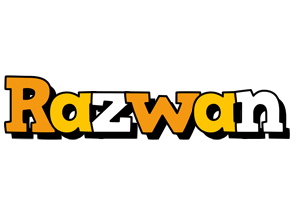 Razwan cartoon logo