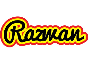 Razwan flaming logo