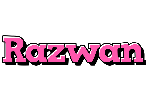 Razwan girlish logo