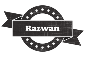 Razwan grunge logo