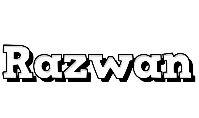 Razwan snowing logo