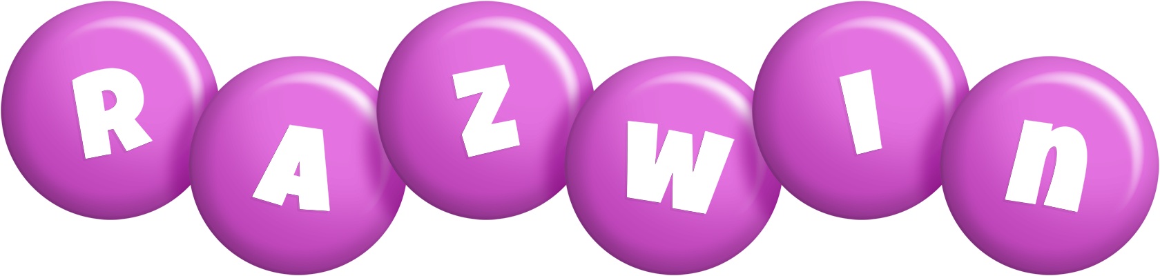 Razwin candy-purple logo