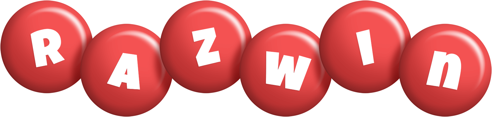 Razwin candy-red logo