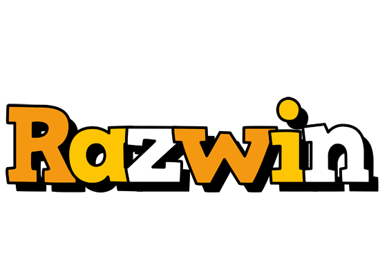 Razwin cartoon logo